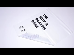 Biodegradowalne Kompostowalne Zamknięte Zipem torebki odzieżowe Opakowanie Przystosowany rozmiar